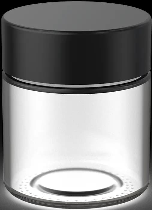 1 oz child-resistant glass jar