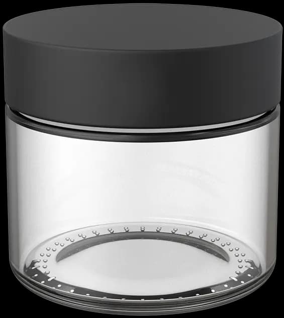 2 oz child-resistant glass jar
