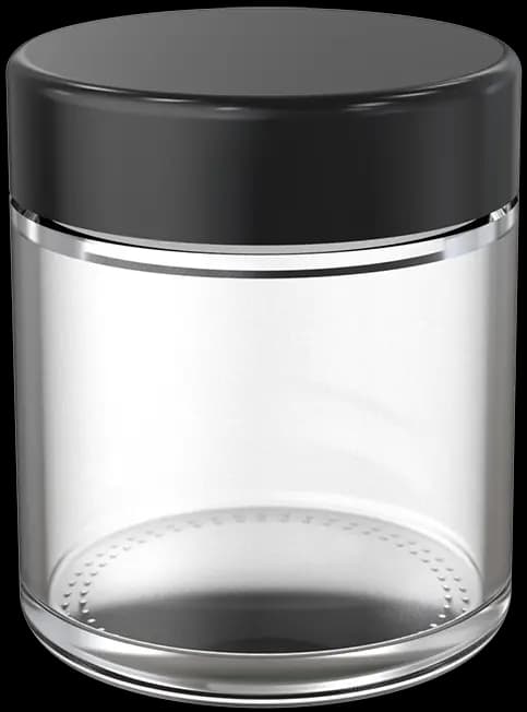 3 oz child-resistant glass jar