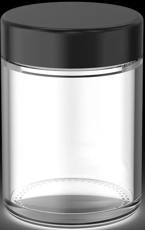 4 oz child-resistant glass jar