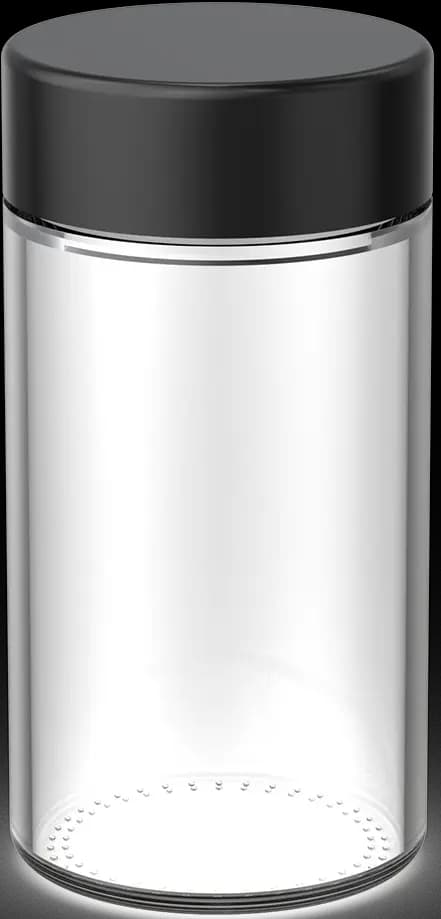 6 oz child-resistant glass jar