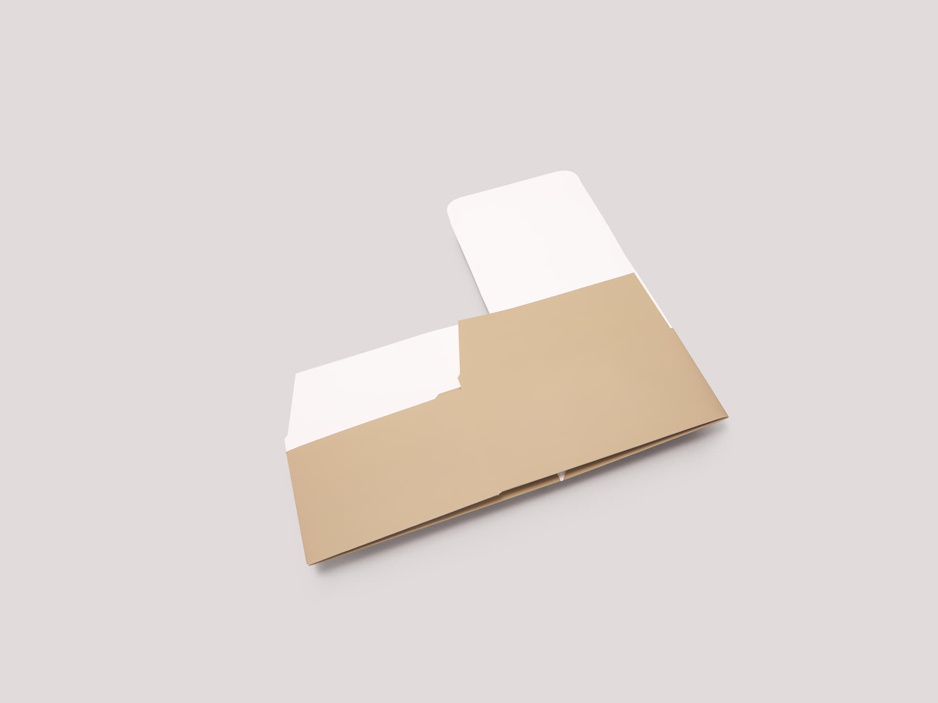 Custom point-of-purchase display with white panels