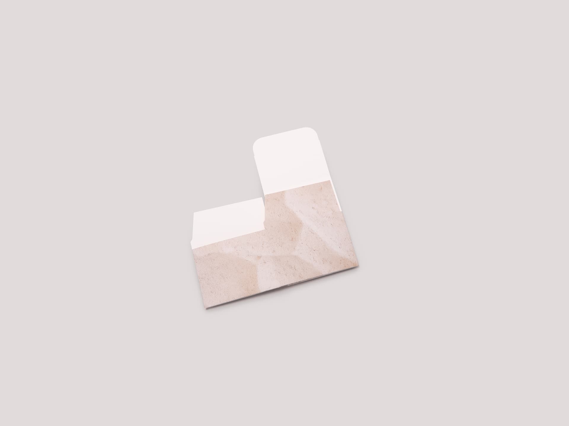 Parent box material with white panels