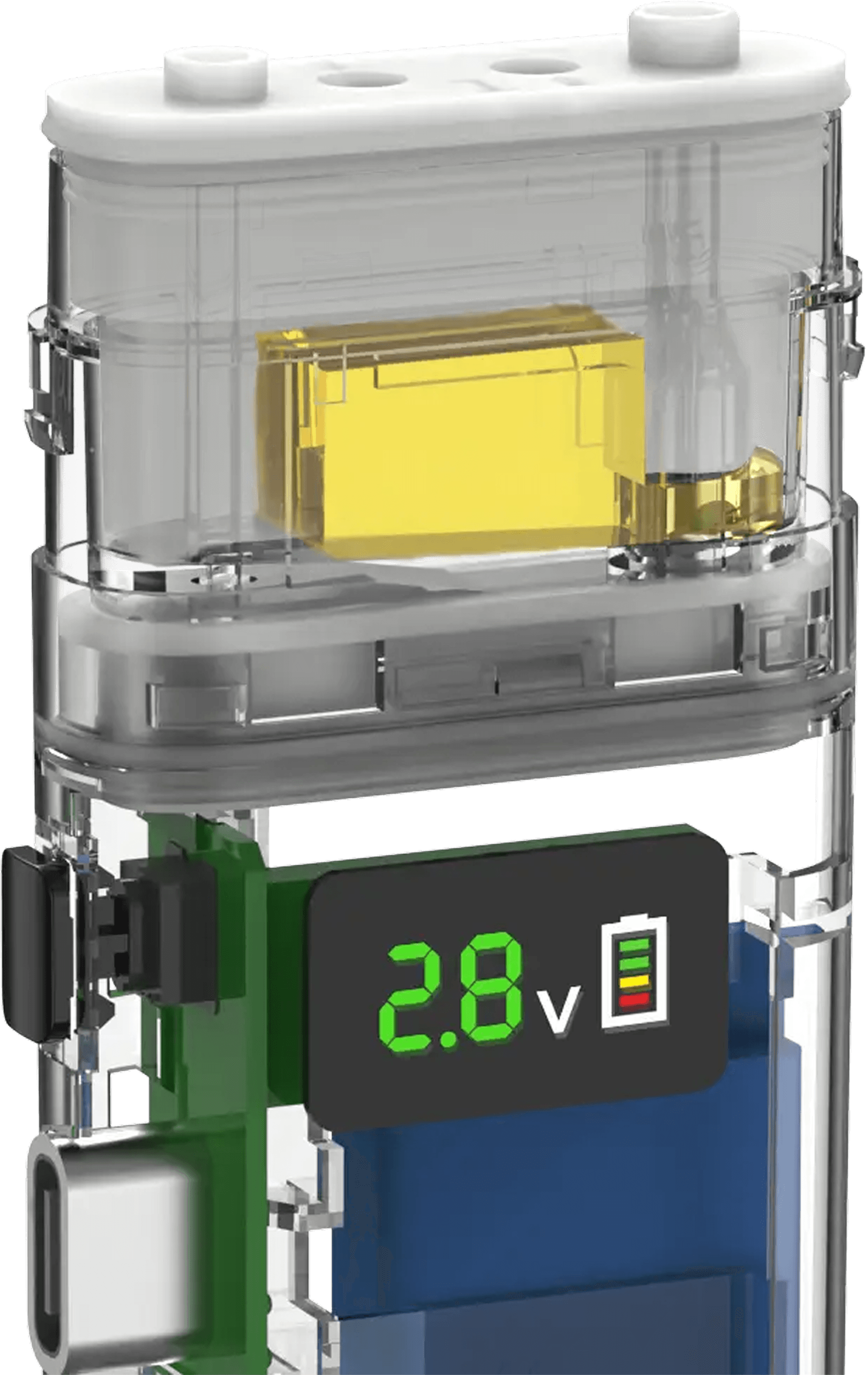 Magnum transparent tank view