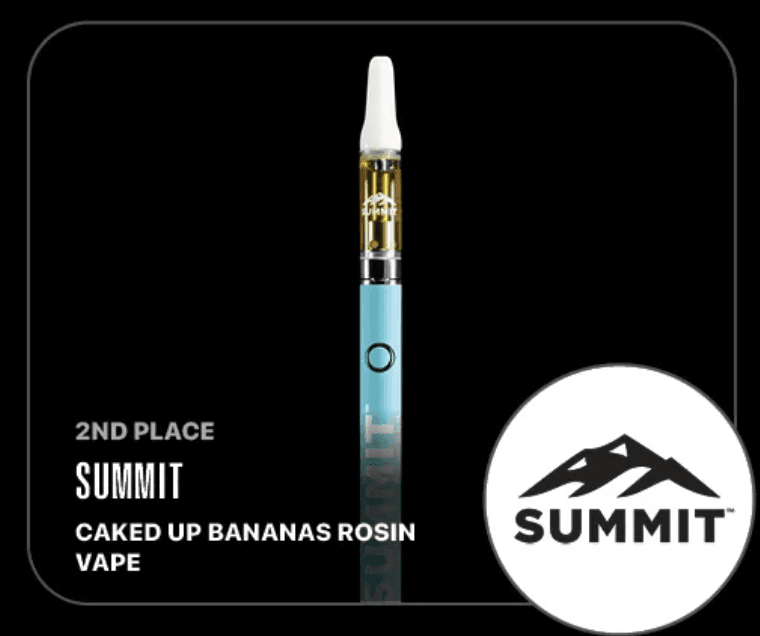 Summit - Caked Up Bananas Rosin Vape