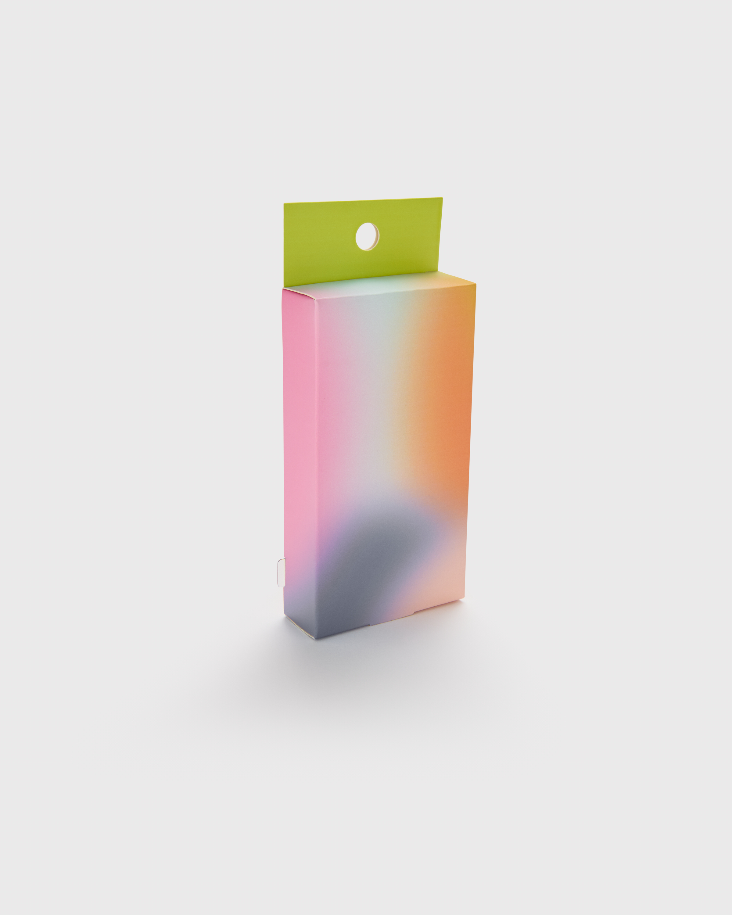 Plastic insert paper slide box individual unit
