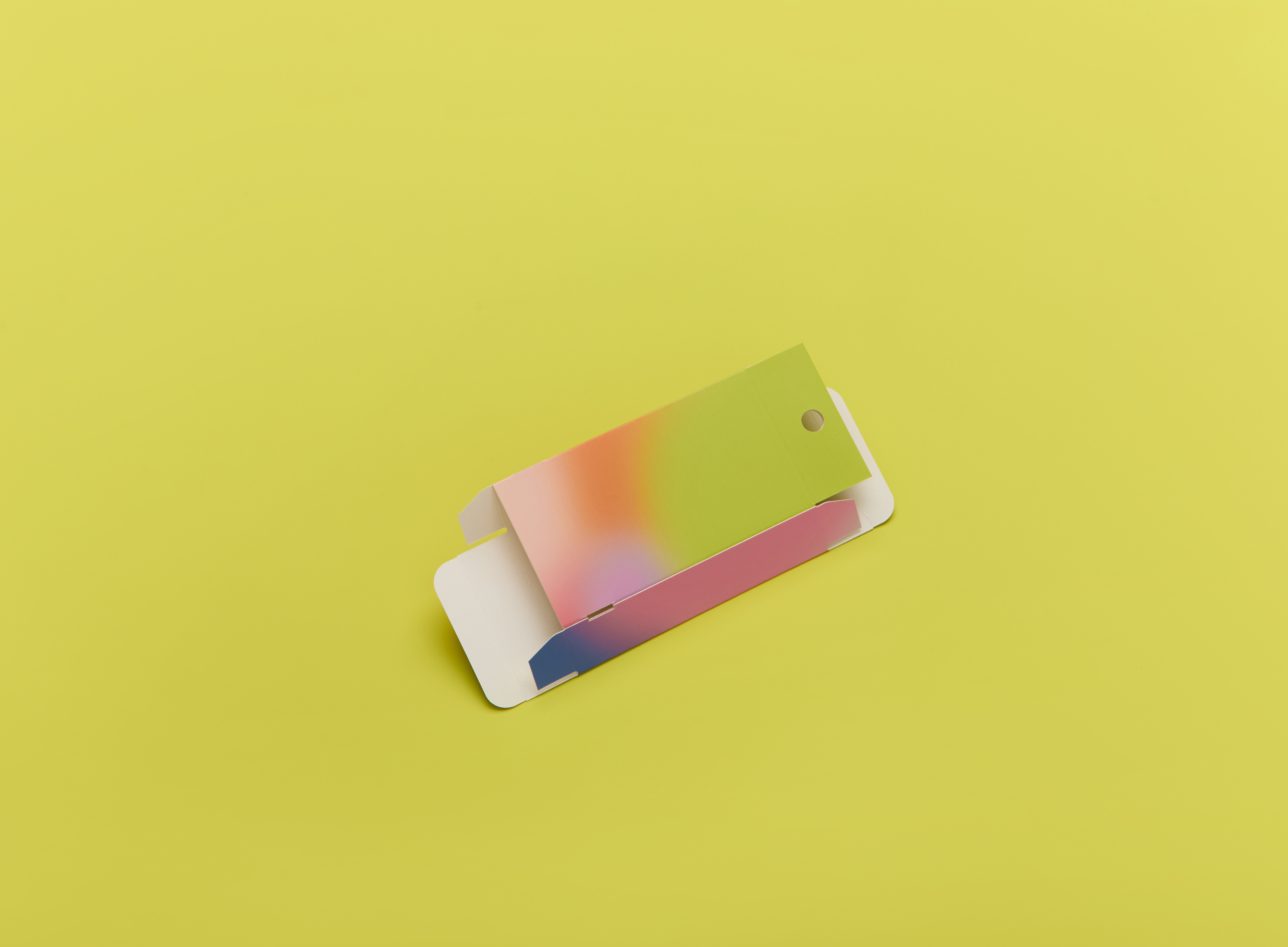 Plastic insert paper slide box individual unit