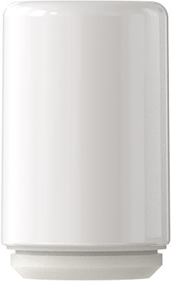 Barrel mouthpiece — White