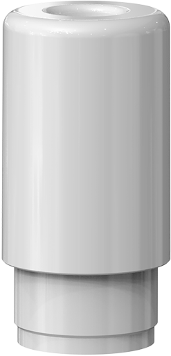 Plastic Barrel mouthpiece — White