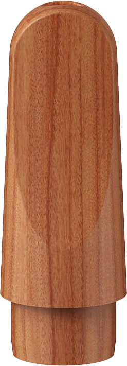 Plastic Duckbill mouthpiece — Wood