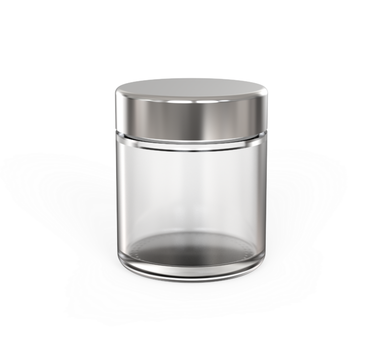 3oz flat CR glass jar (D57mm)(3)