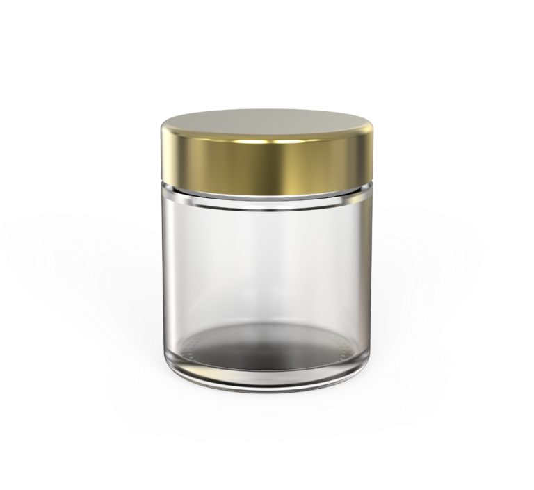 3oz flat CR glass jar (D57mm)(4)
