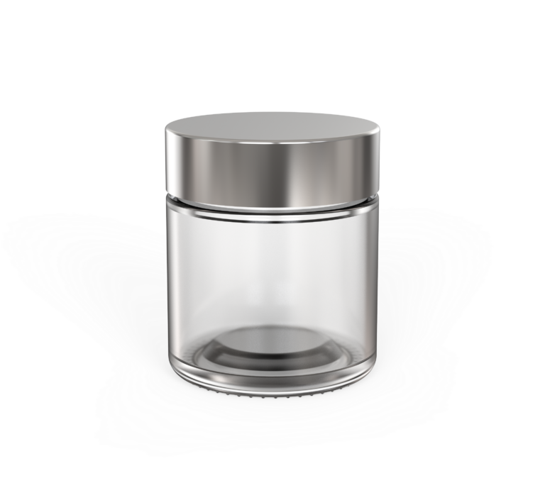 3oz flat CR glass jar (D60mm) (3)