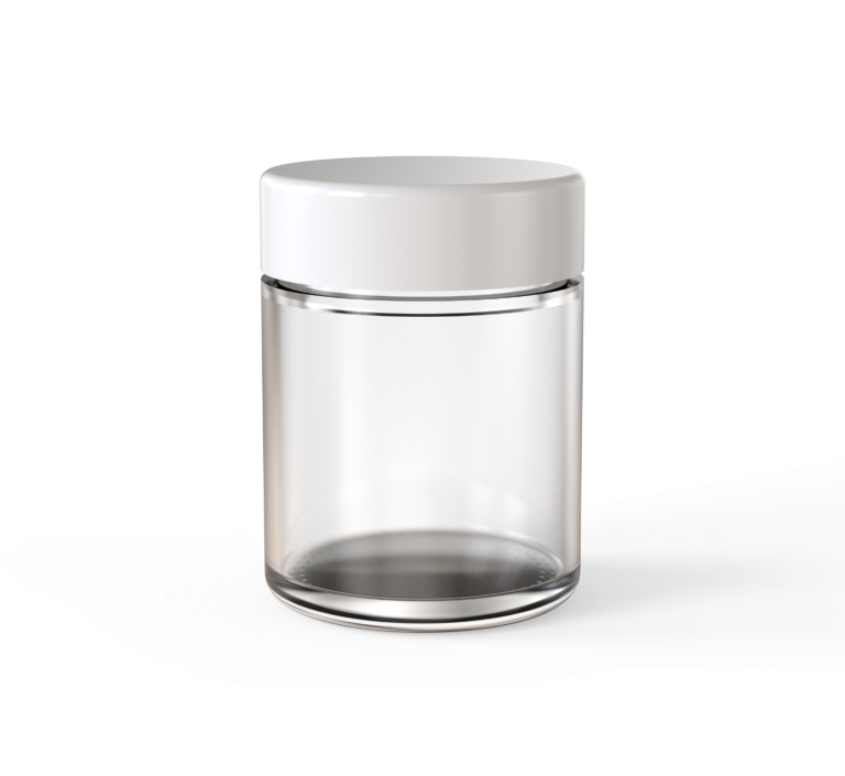 4oz flat CR glass jar (D60mm) (2)