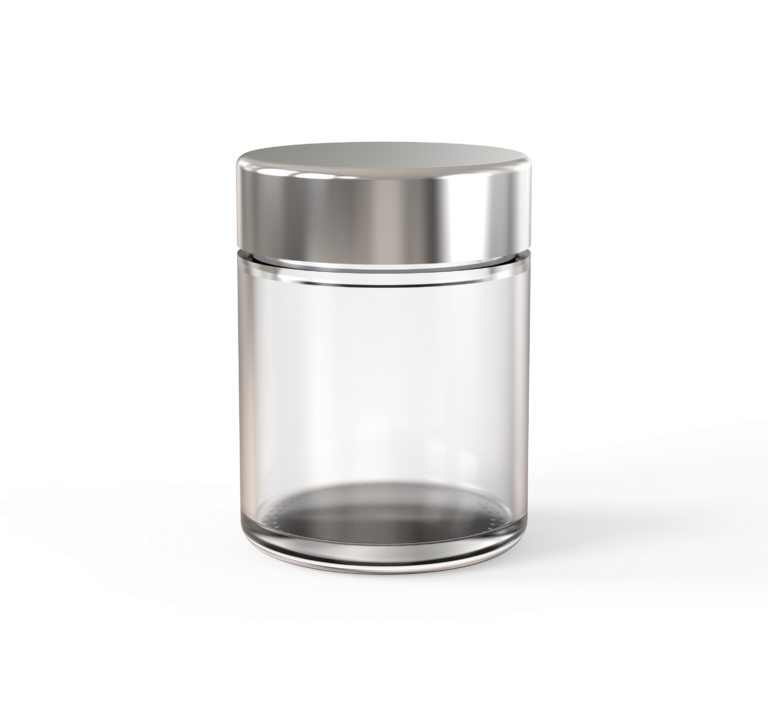 4oz flat CR glass jar (D60mm) (3)