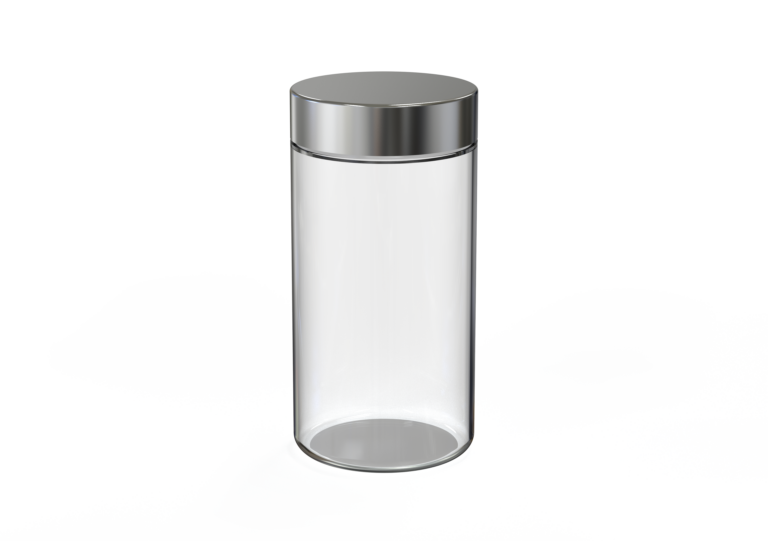 Packaging Solutions 6oz flat CR glass jar (4)