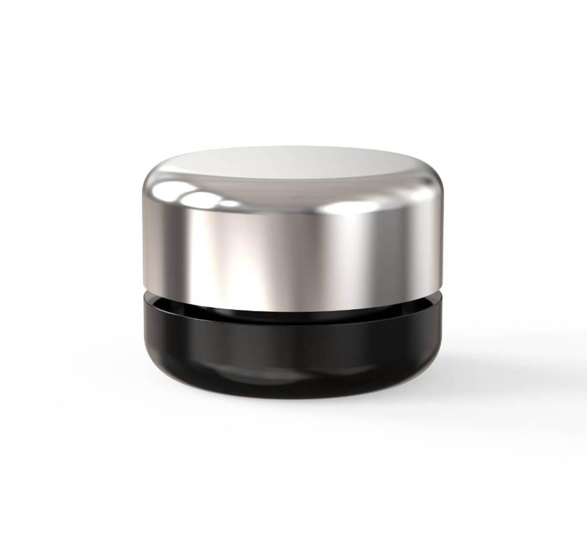 5ml-Concentrate-Jar-Silver-Lid-Black-Body